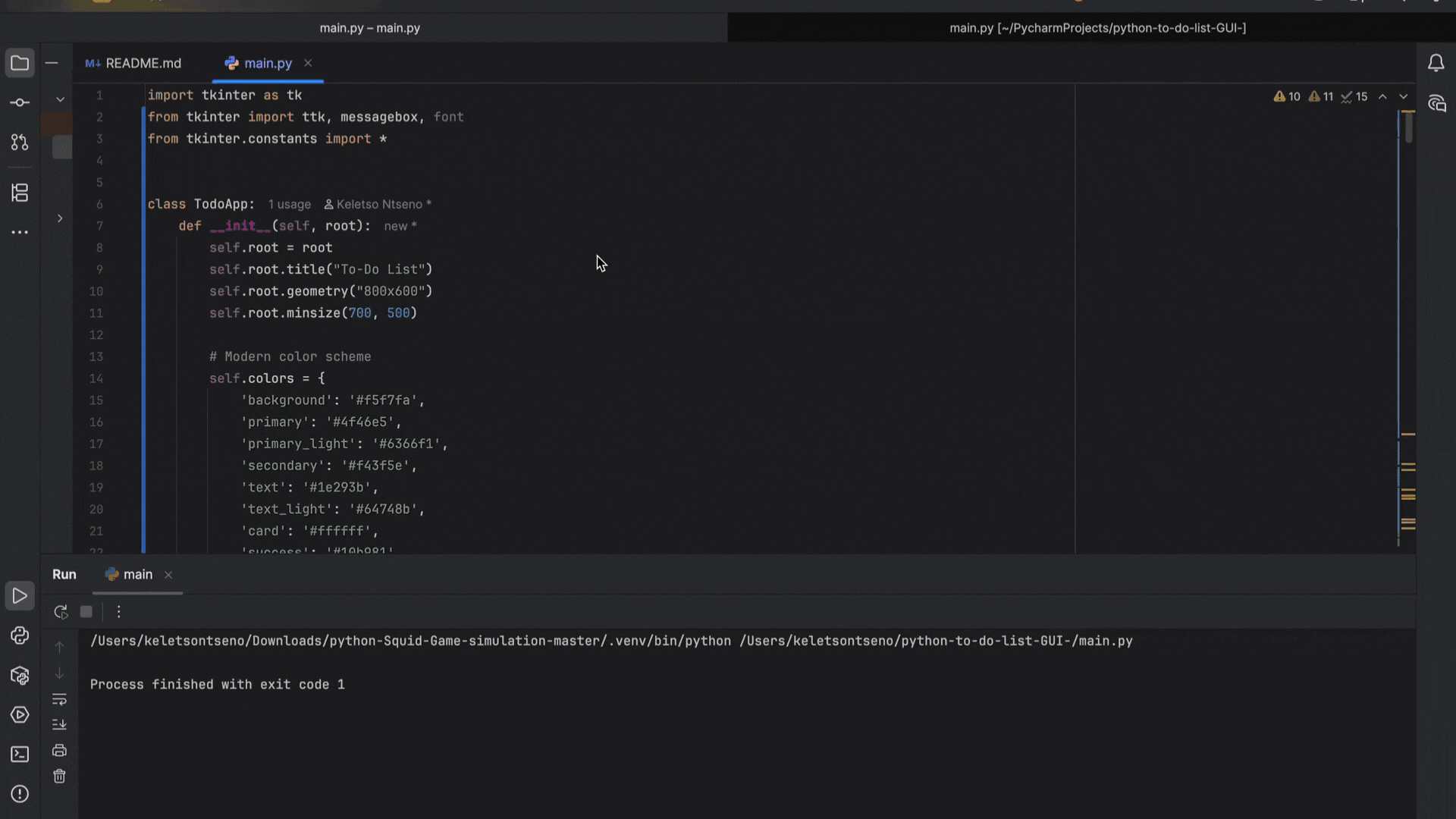 Python GUI To-Do List