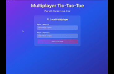 Tic Tac Toe Realtime Multiplayer